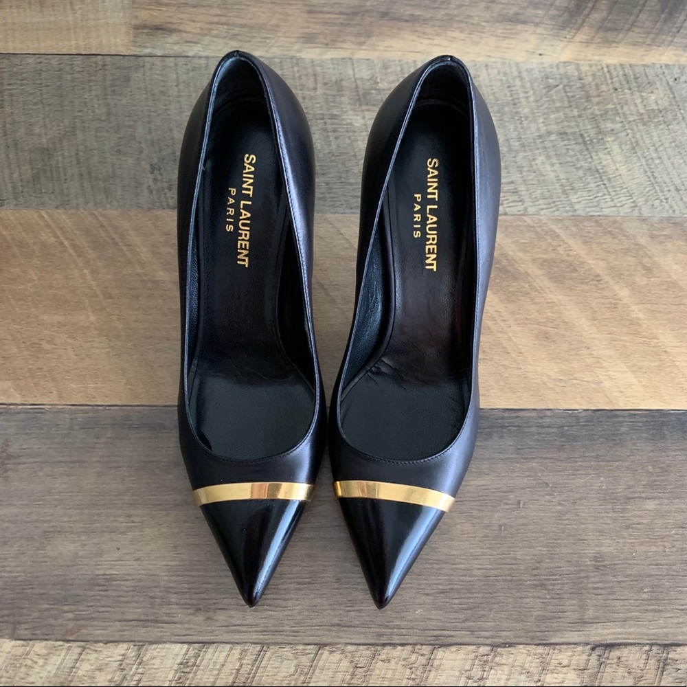 Saint Laurent Paris 80 Pointed Toe Pump